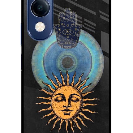 Divine Sun Vivo T4 Lite 5G Metal Case Back Cover by Casekaro