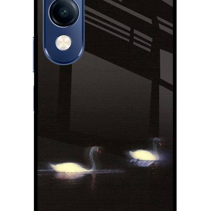 Silent Swans Vivo T4 Lite 5G Metal Case Back Cover by Casekaro