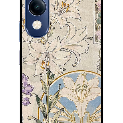White Lily Vivo T4 Lite 5G Metal Case Back Cover by Casekaro