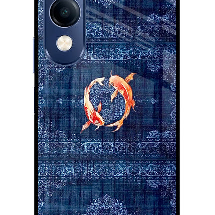 Koi Blue Vivo T4 Lite 5G Metal Case Back Cover by Casekaro