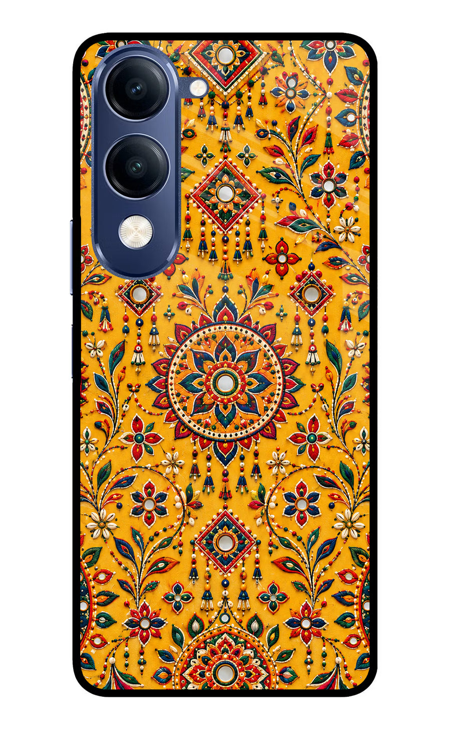 Sunlit Aura Vivo T4 Lite 5G Back Cover, Metal case