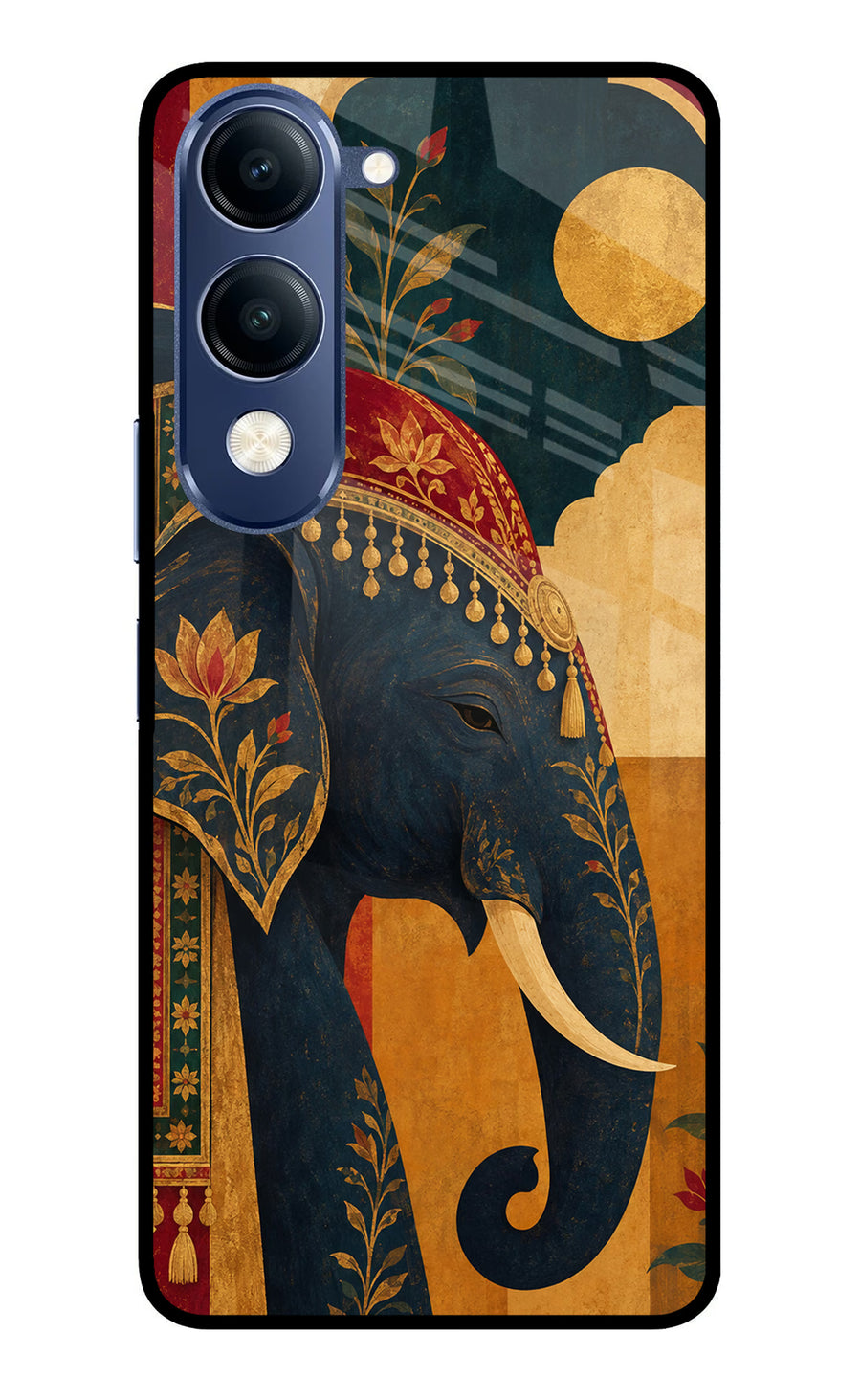 Royal Elephant Vivo T4 Lite 5G Back Cover, Metal case