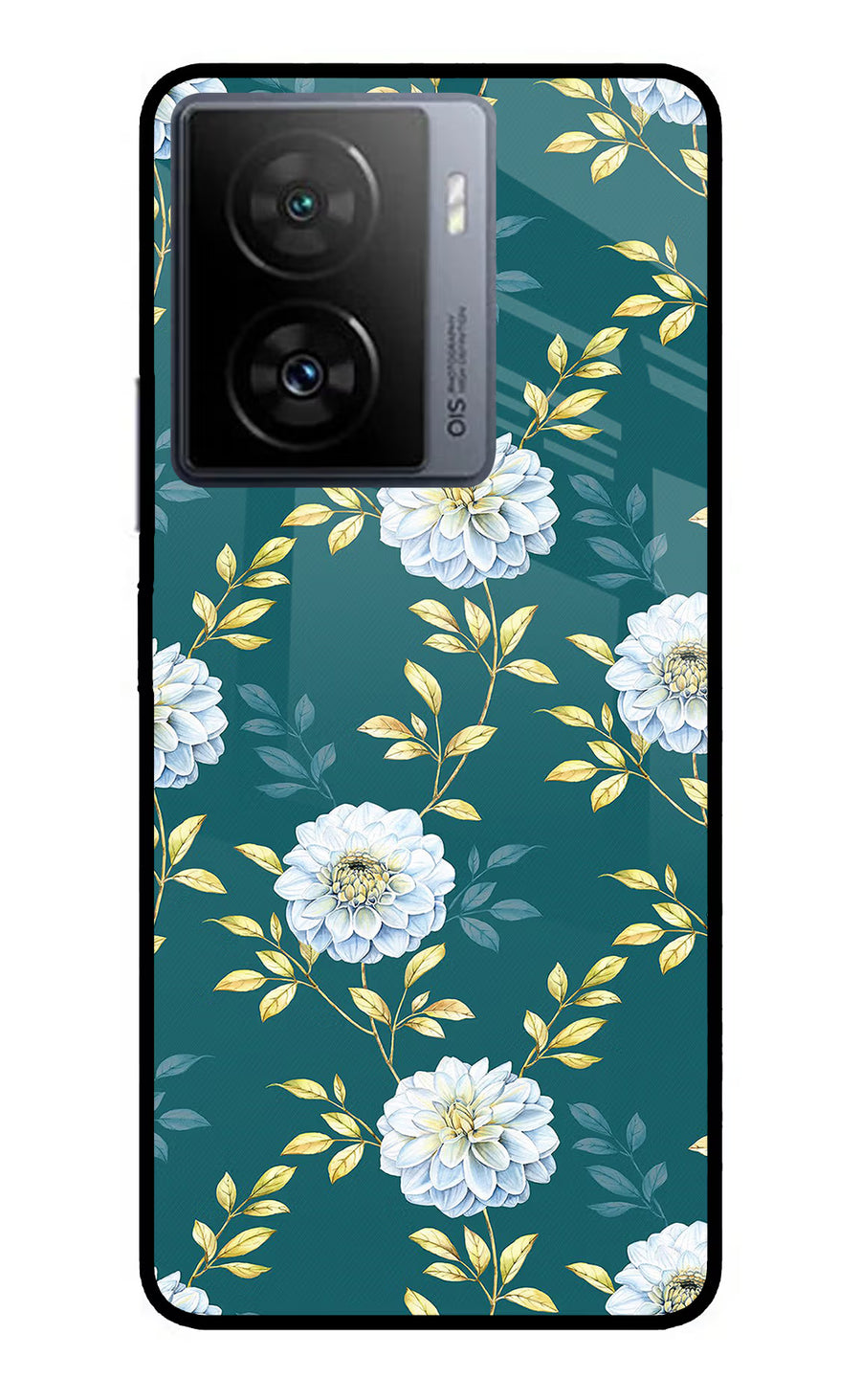 Flowers iQOO Z7s 5G Back Cover, Metal case