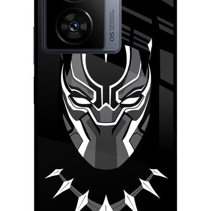 Black Panther iQOO Z7s 5G Metal Case Back Cover by Casekaro