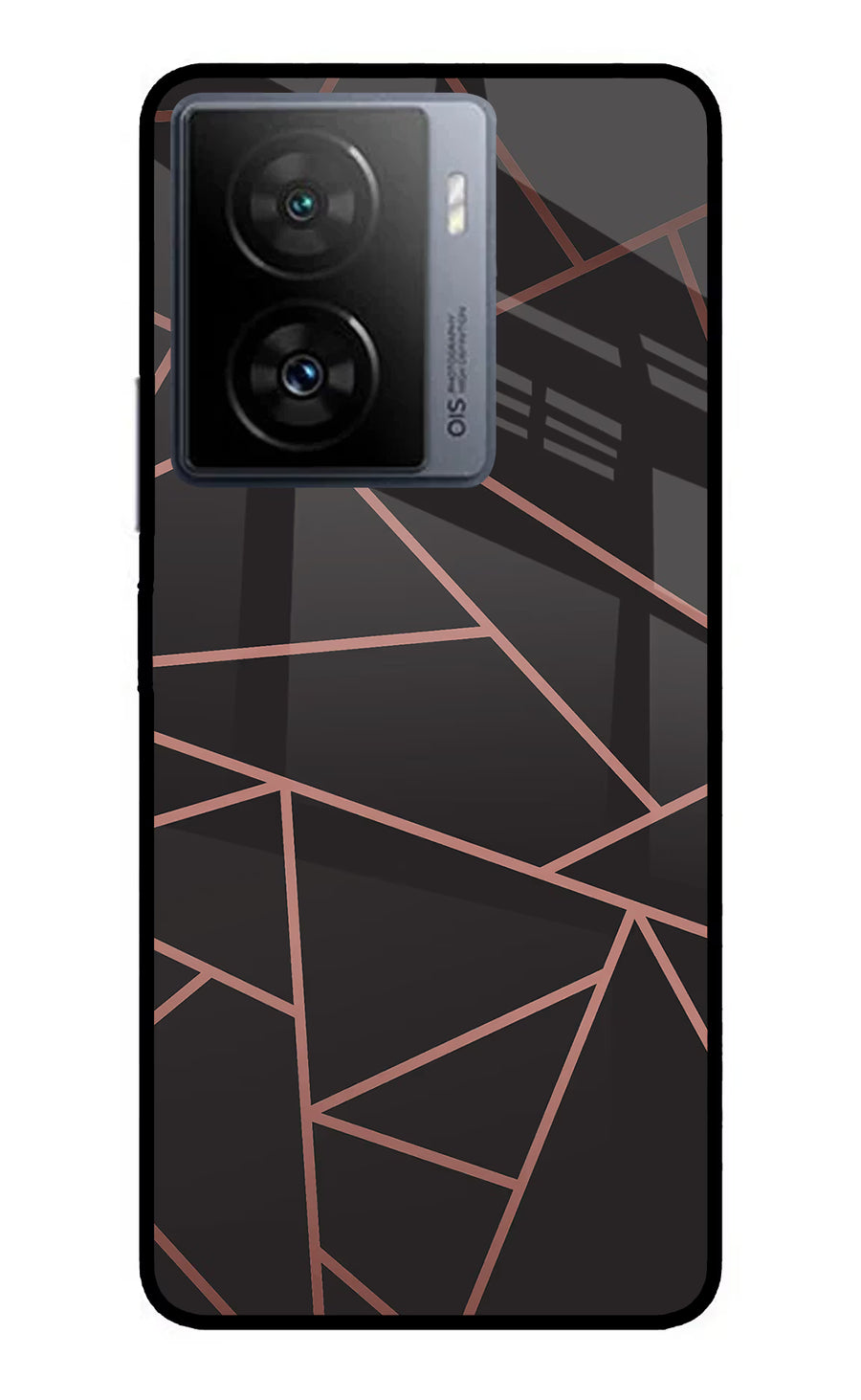 Geometric Pattern iQOO Z7s 5G Back Cover, Metal case