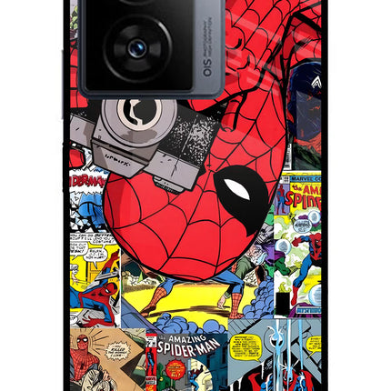 Spider Man iQOO Z7s 5G Metal Case Back Cover by Casekaro