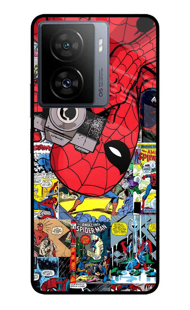 Spider Man iQOO Z7s 5G Metal Case Back Cover by Casekaro