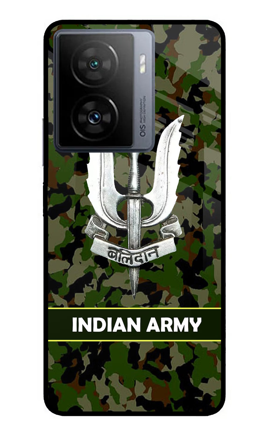Balidan Indian Logo iQOO Z7s 5G Back Cover, Metal case
