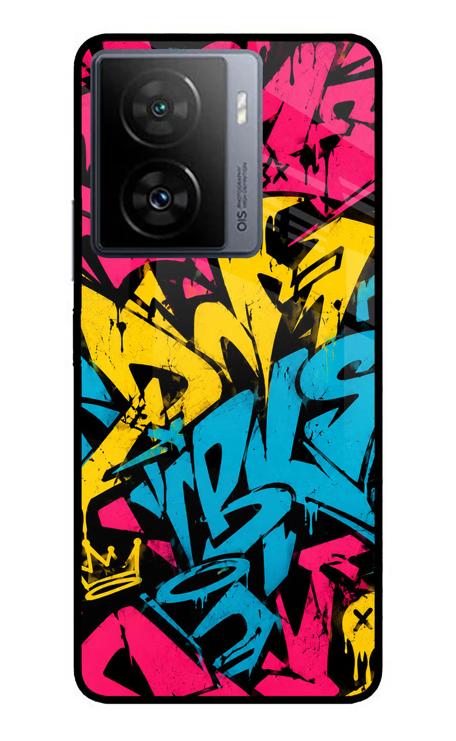 Graffiti Vibe iQOO Z7s 5G Back Cover, Metal case