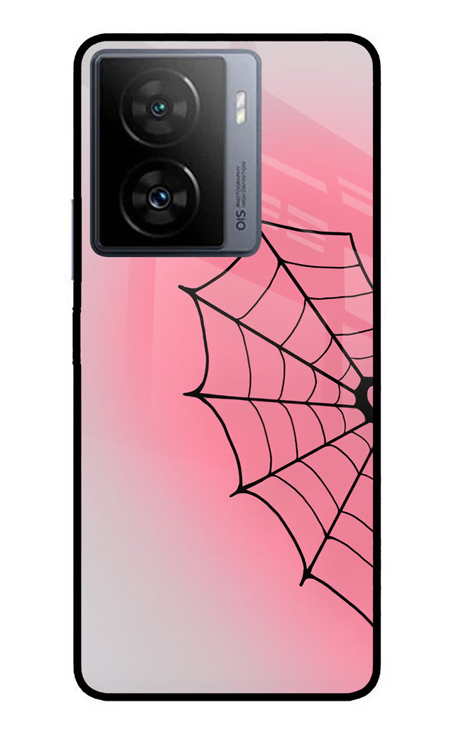 Pink Web iQOO Z7s 5G Metal Case Back Cover by Casekaro