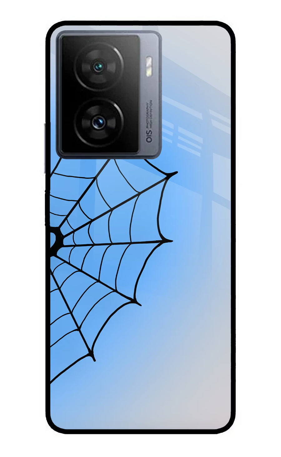 Blue Web iQOO Z7s 5G Back Cover, Metal case
