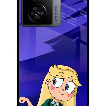 Star Glow iQOO Z7s 5G Metal Case Back Cover by Casekaro