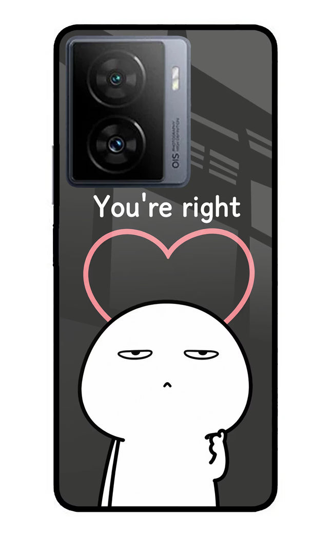 You're Right iQOO Z7s 5G Metal Case Back Cover by Casekaro