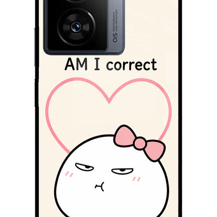 Always Right iQOO Z7s 5G Metal Case Back Cover by Casekaro