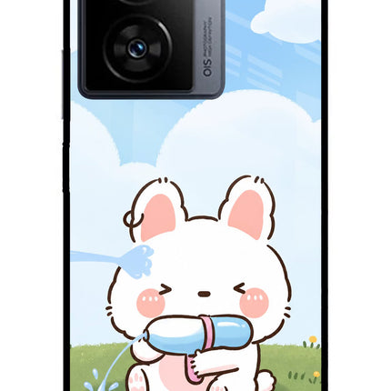 Bunny Treat iQOO Z7s 5G Metal Case Back Cover by Casekaro