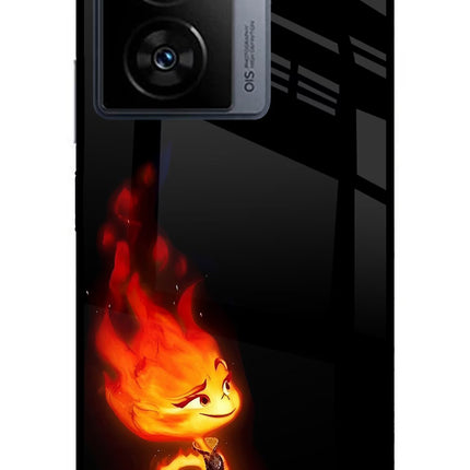 Ember Flame iQOO Z7s 5G Metal Case Back Cover by Casekaro