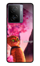 Always Cat iQOO Z7s 5G Metal Case Back Cover by Casekaro