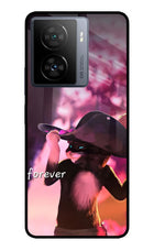 Forever Cat iQOO Z7s 5G Metal Case Back Cover by Casekaro