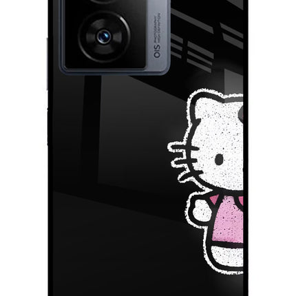 Kitty Charm iQOO Z7s 5G Metal Case Back Cover by Casekaro
