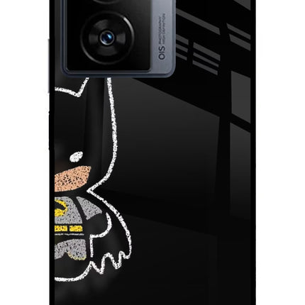 Bat Kitty iQOO Z7s 5G Metal Case Back Cover by Casekaro
