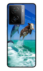 Dolphin vs Cow iQOO Z7s 5G Metal Case Back Cover by Casekaro