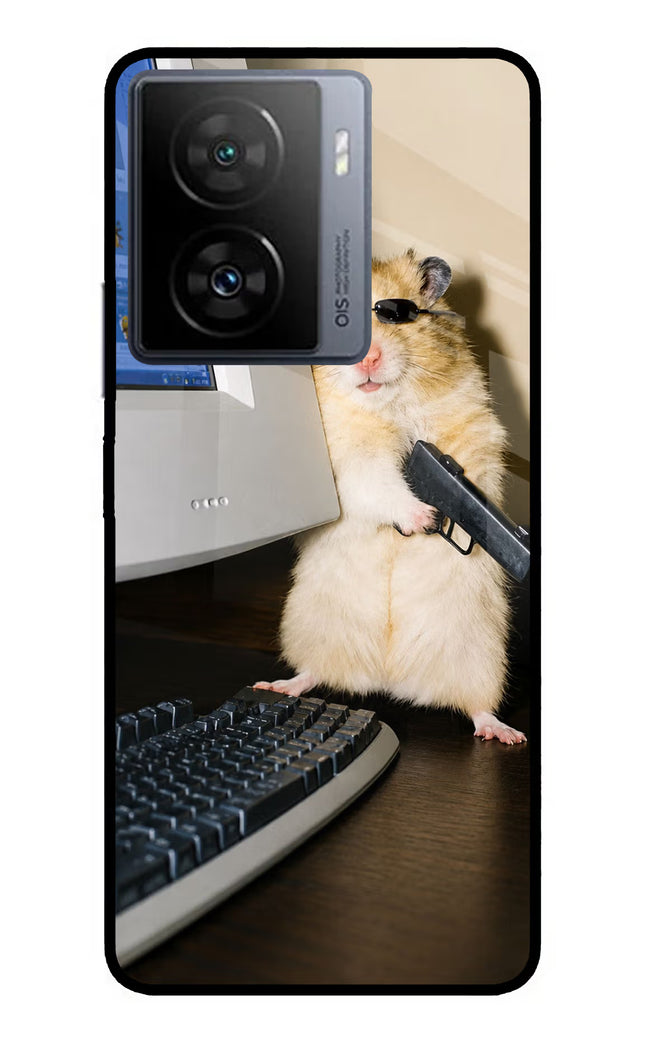Hacker Hamster iQOO Z7s 5G Metal Case Back Cover by Casekaro