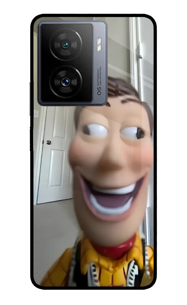 Side Eye Woody iQOO Z7s 5G Metal Case Back Cover by Casekaro