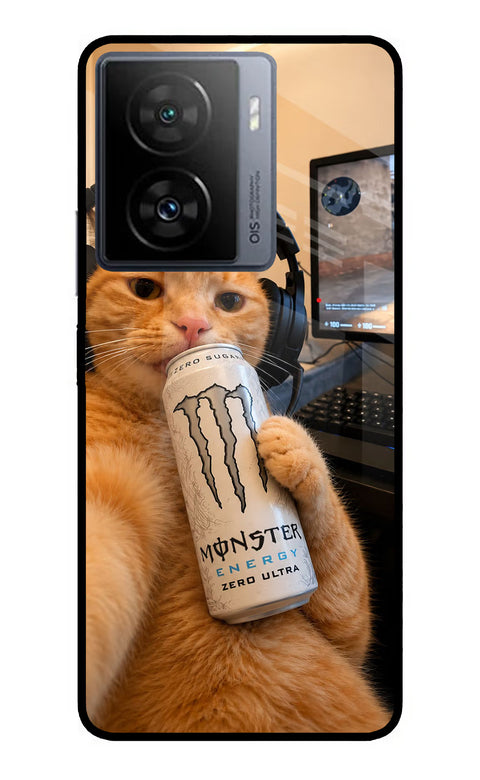 Gamer Cat Energy iQOO Z7s 5G Back Cover