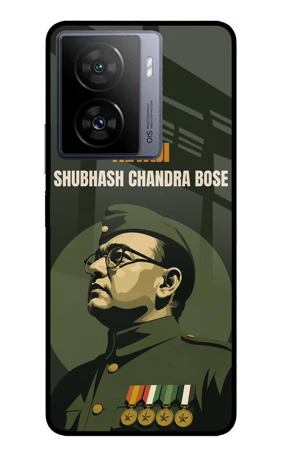 Netaji Legacy iQOO Z7s 5G Back Cover, Metal case