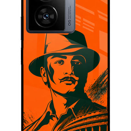 Bhagat Singh Legacy iQOO Z7s 5G Metal Case Back Cover by Casekaro