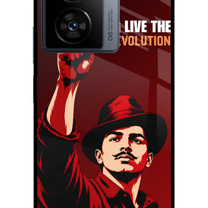 Bhagat Singh Revolution iQOO Z7s 5G Metal Case Back Cover by Casekaro