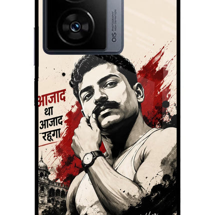 Chandrashekhar Azad Fearless iQOO Z7s 5G Metal Case Back Cover by Casekaro