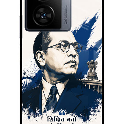 Dr. Ambedkar Visionary iQOO Z7s 5G Metal Case Back Cover by Casekaro