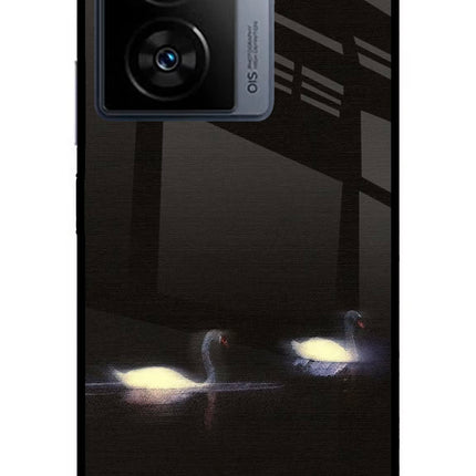 Silent Swans iQOO Z7s 5G Metal Case Back Cover by Casekaro