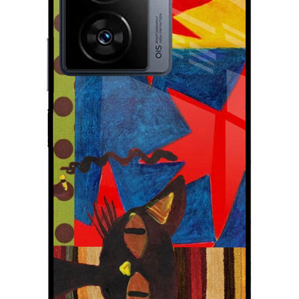 Pop Cat iQOO Z7s 5G Metal Case Back Cover by Casekaro