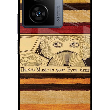 Vinyl Stripes iQOO Z7s 5G Metal Case Back Cover by Casekaro