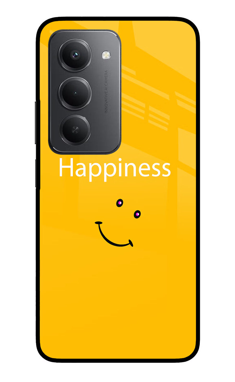 Happiness With Smiley Redmi 15 5G Back Cover, Metal case