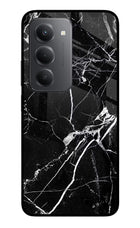 Black Marble Pattern Redmi 15 5G Metal Case Back Cover by Casekaro