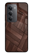 Wooden Texture Design Redmi 15 5G Metal Case Back Cover by Casekaro