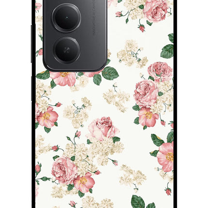 Flowers Redmi 15 5G Metal Case Back Cover by Casekaro