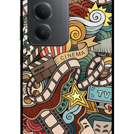 Cinema Abstract Redmi 15 5G Metal Case Back Cover by Casekaro