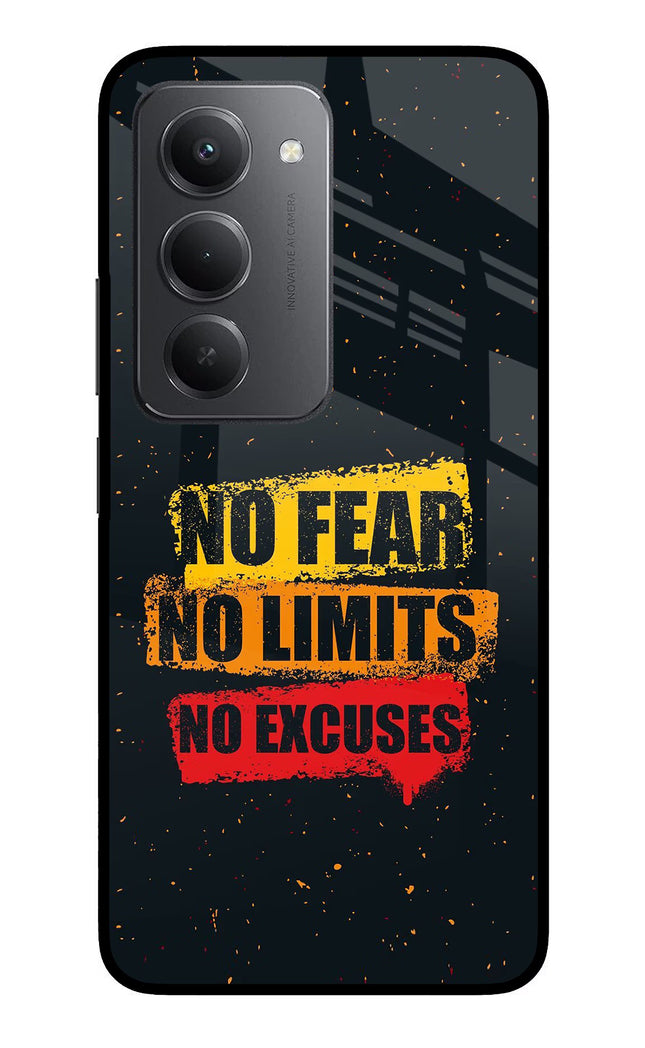 No Fear No Limits No Excuse Redmi 15 5G Metal Case Back Cover by Casekaro