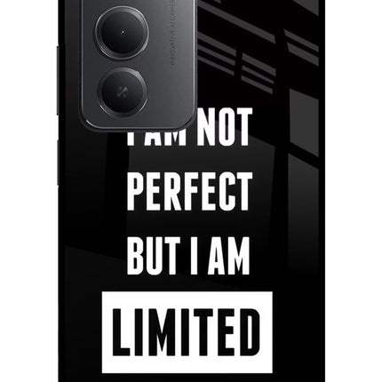 I Am Not Perfect But I Am Limited Edition Redmi 15 5G Metal Case Back Cover by Casekaro