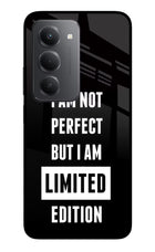 I Am Not Perfect But I Am Limited Edition Redmi 15 5G Metal Case Back Cover by Casekaro