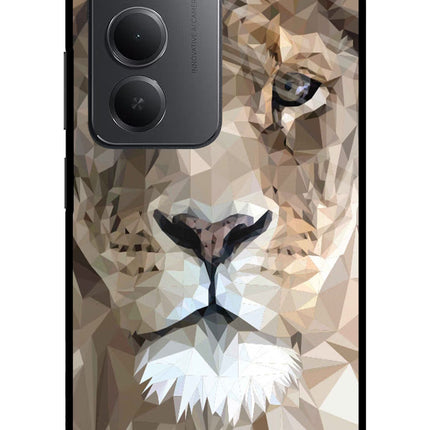 Lion Art Redmi 15 5G Metal Case Back Cover by Casekaro
