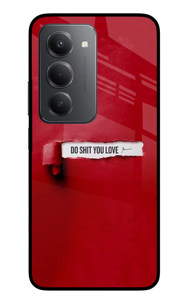 Do Shit You Love Redmi 15 5G Metal Case Back Cover by Casekaro