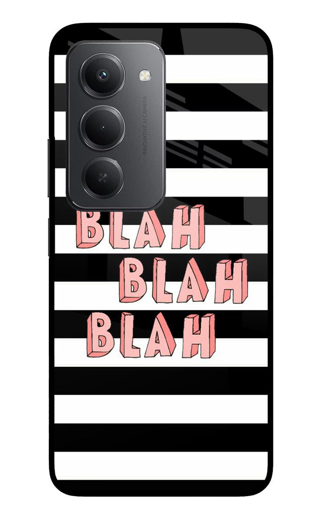 Blah Blah Blah Redmi 15 5G Metal Case Back Cover by Casekaro