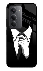 Black Tie Redmi 15 5G Metal Case Back Cover by Casekaro