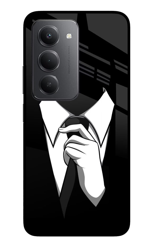 Black Tie Redmi 15 5G Metal Case Back Cover by Casekaro