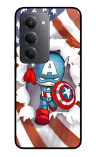 Captain America Redmi 15 5G Metal Case Back Cover by Casekaro